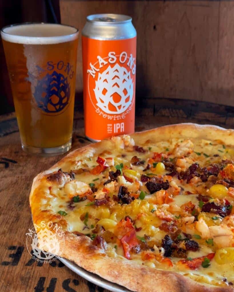 pizza and beer